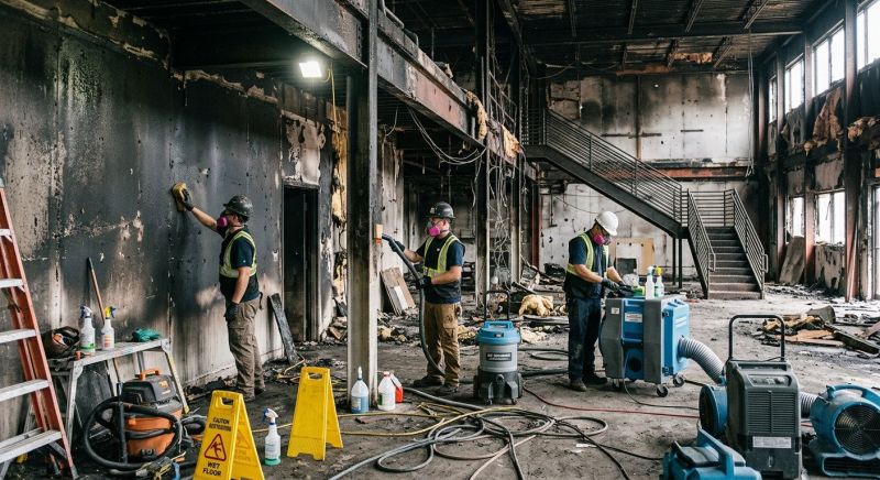 Commercial Fire Restoration in Sonoma County, CA