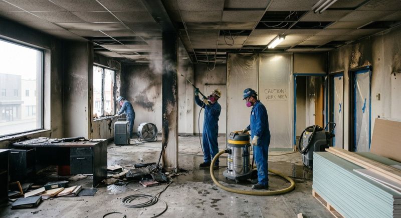 Commercial Fire Restoration in Fort Mill, SC