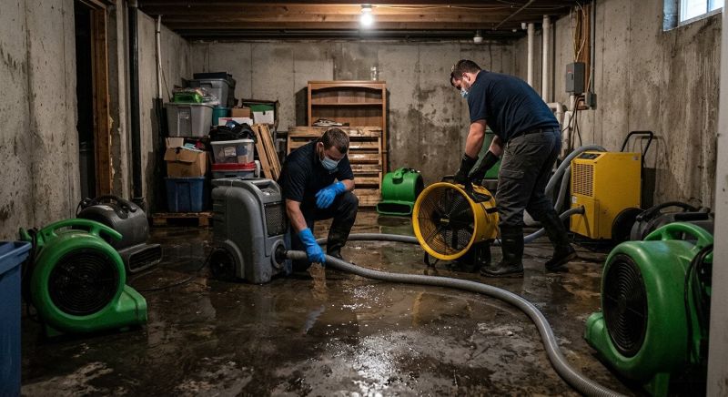 Basement Water Removal in Gilbert, AZ