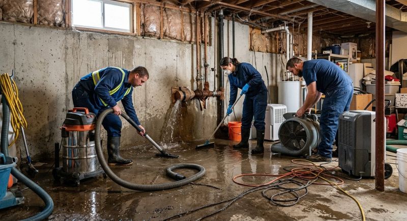 Burst Pipe Cleanup in Scottsdale, AZ