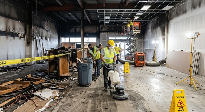 Commercial Fire Restoration in Phoenix, AZ