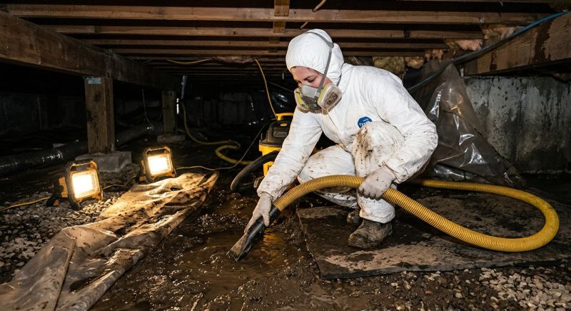 Crawl Space Water Remediation in Chandler, AZ