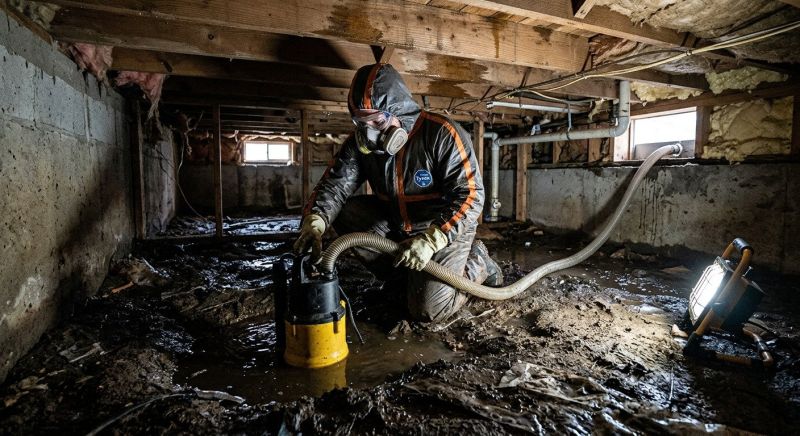 Crawlspace Water Cleanup in Chandler, AZ