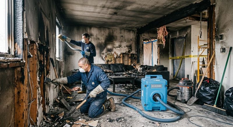 Fire Damage Cleaning in Gilbert, AZ