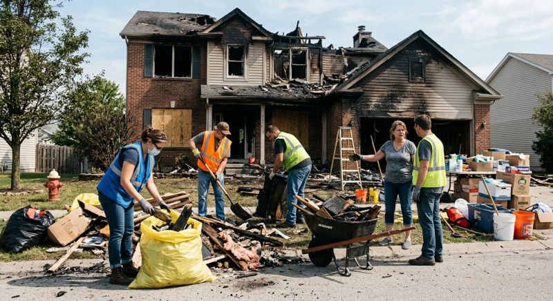 Fire Damage Cleanup in Mesa, AZ