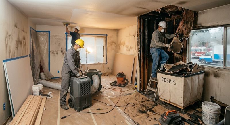 Fire Damage Cleanup in Gilbert, AZ
