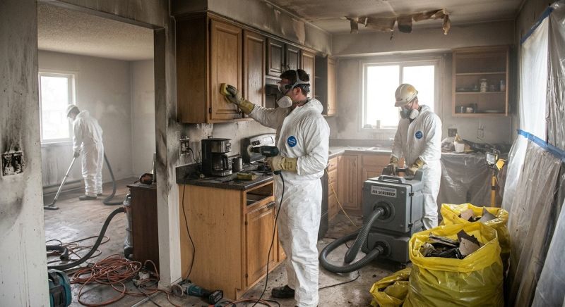 Residential Fire Restoration in Marin County, CA