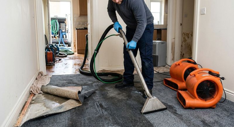 Wet Carpet Restoration in Gilbert, AZ